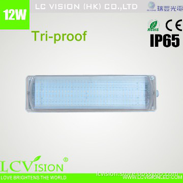 12W IP65 LED Sensor light /Tri-proof light /1120lm/4 Years\' Warranty
